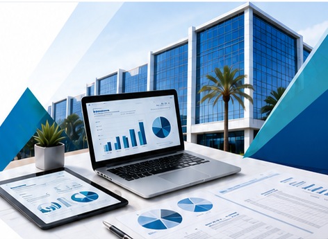 Ordinateur et rapports de gestion dans un environnement professionnel